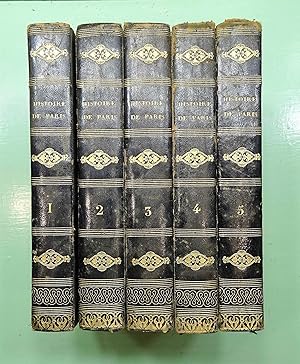 Histoire de Paris composée sur un plan nouveau, en 5 volumes. Illustrée de 80 figures hors-texte ...