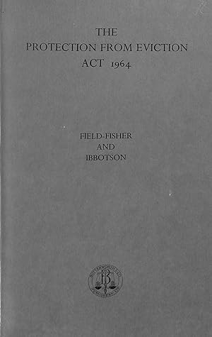 Seller image for The Protection from Eviction Act 1964 for sale by WeBuyBooks