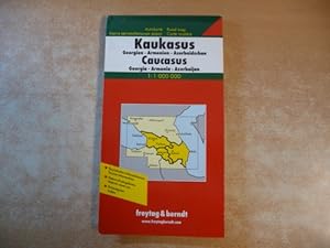 Bild des Verkufers fr Autokarte / Road Map: Caucasus, Georgia, Armenia, Azerbaijan (1:1000000) zum Verkauf von Gebrauchtbcherlogistik  H.J. Lauterbach