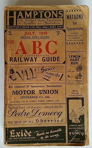 The ABC Alphabetical Railway Guide July 1949
