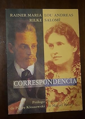 Seller image for Correspondencia - Rilke - Salome for sale by Domiduca Libreros