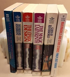 Seller image for Riverworld: bk 1 To Your Scattered Bodies Go; bk 2 The Fabulous Riverboat; bk 3 The Dark Design; bk 4 The Magic Labyrinth; bk 5 Gods of Riverworld; bk 6 Riverworld & Other Stories; -(6 books, 1, 2, 3, 4, 5, 6, in all in the "Riverworld" series)-) for sale by Nessa Books