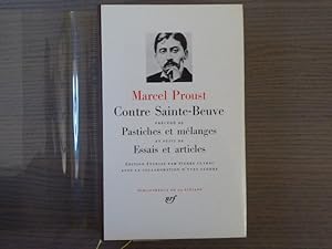 Seller image for Contre Sainte-Beuve. - Prcd de - Pastiches et mlanges. - et suivi de - Essais et articles. for sale by Tir  Part