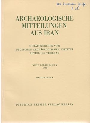 Seller image for Notizen zu einer Reise in den Bachtiaribergen. [Aus: Archaeologische Mitteilungen aus Iran, N.F. Bd. 3, 1970]. for sale by Fundus-Online GbR Borkert Schwarz Zerfa