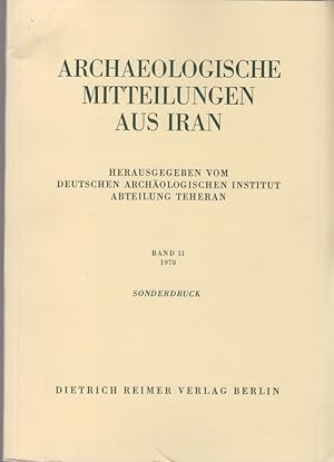 Seller image for Urartische Pltze und Anlagen des 2.-1. Jahrtausends v. Chr. in Iran. [Aus: Archaeologische Mitteilungen aus Iran, Band 11, 1978]. Hg. vom Deutschen Archologischen Institut, Abt. Teheran. for sale by Fundus-Online GbR Borkert Schwarz Zerfa