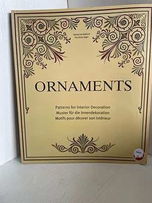 Seller image for Ornaments: Patterns for Interior Decoration. Muster fr die Innendekoration. Motifs pour dcorer son interieur Muster fr die Innendekoration for sale by Antiquariat Jochen Mohr -Books and Mohr-