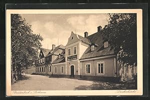 Bild des Verkufers fr Ansichtskarte Breitenbach i. Bhmen, Gasthaus Dreckschnke zum Verkauf von Bartko-Reher