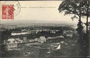 Ansichtskarte / Postkarte Meulan Yvelines, Panorama de Meulan et les Muraux