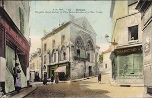 Ansichtskarte / Postkarte Meulan Yvelines, Chapelle Saint Michel, Rue Haute, La Cote Saint Nicolas
