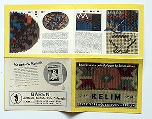 Seller image for Kelim [Beyer's Handarbeits-Vorlagen fr Schule und Haus Nr. 35] for sale by Versandantiquariat Hsl