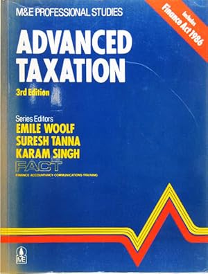 Seller image for Advanced Taxation. 3rd Edition. for sale by Entelechy Books