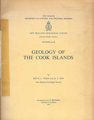 Bild des Verkufers fr Geology of the Cook Islands zum Verkauf von Elizabeth's Bookshops