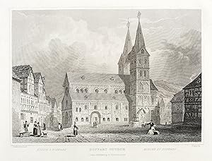 Bild des Verkufers fr Boppard. St.-Severus-Kirche. Tombleson. Boppart Church zum Verkauf von GALERIE HIMMEL