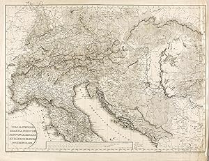 Südeuropa. - Landkarte. - griechisch-römische Antike. - Reichard. - "Italia superior, Rhaetia, No...