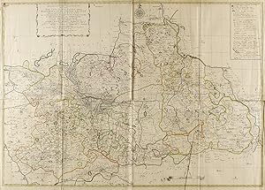 Imagen del vendedor de Brandenburg & Sachsen. Niederlausitz. Schenk d. J. Geographische Delineation des zu denen Kur-Schsischen Landen gehrigen Marggraffthums Nieder-Lausitz : Worinnen enthalten die Fnff Kreisse als I. der Luckauische, II. Gubenische, III. Kalauische, IV. Krumpspreeische oder Lbbenische, und V. der Sprember a la venta por GALERIE HIMMEL