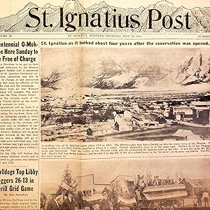 St. Ignatius Post. Volume IX, Number 13. Thursday, September 23, 1954. St. Ignatius, Montana