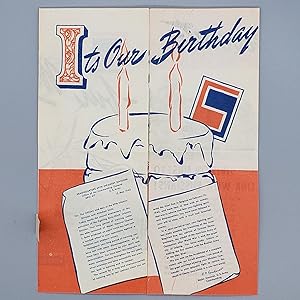 It's Our Birthday. 69th Infantry Division's Second Anniversary Mailing
