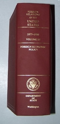 Foreign Economic Policy International Monetary and Trade Policy 1977, 1978, 1979, 1980