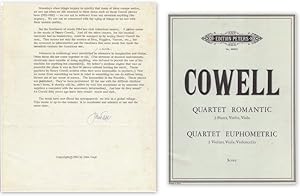 [Typescript Signed on Henry Cowell]