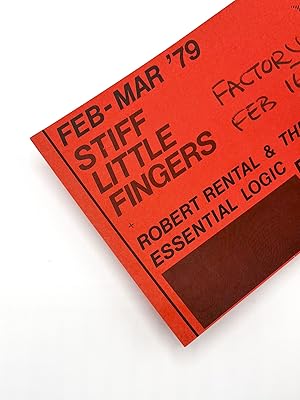 [Promotional Flyer for Stiff Little Fingers 1979 UK Tour]