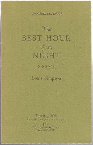 THE BEST HOUR OF THE NIGHT: Poems
