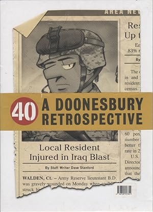 Seller image for 40: A Doonesbury Retrospective for sale by Brian Cassidy Books at Type Punch Matrix