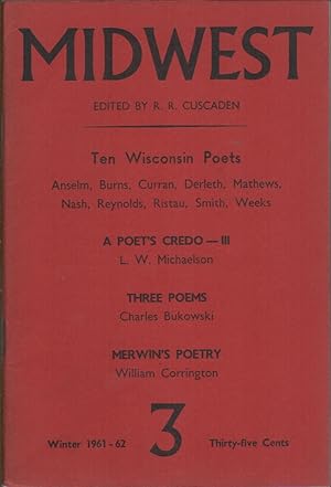 Seller image for MIDWEST Number 3: Winter 1961-1962 for sale by Brian Cassidy Books at Type Punch Matrix