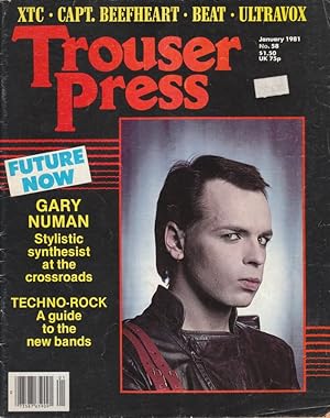 Bild des Verkufers fr TROUSER PRESS #58 - January 1981 (Volume Seven, Number Twelve) zum Verkauf von Brian Cassidy Books at Type Punch Matrix