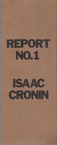 Imagen del vendedor de REPORT NO. 1 a la venta por Brian Cassidy Books at Type Punch Matrix