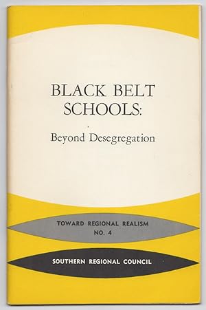 Bild des Verkufers fr BLACK BELT SCHOOLS: Beyond Desegregation zum Verkauf von Brian Cassidy Books at Type Punch Matrix