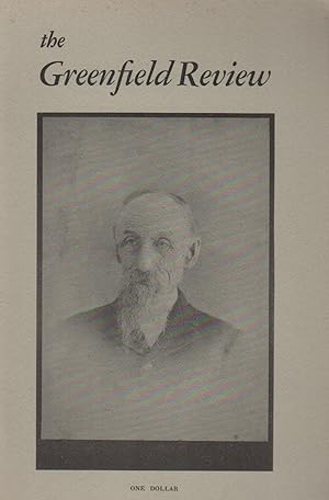 Bild des Verkufers fr THE GREENFIELD REVIEW - Vol. 1 No. 3 - Winter 1971 zum Verkauf von Brian Cassidy Books at Type Punch Matrix