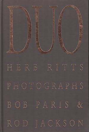 Imagen del vendedor de DUO: Herb Ritts Photographs Bob Paris & Rod Jackson a la venta por Brian Cassidy Books at Type Punch Matrix