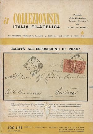 Immagine del venditore per Il Collezionista, Italia Filatelica n.6- 1962 venduto da Biblioteca di Babele