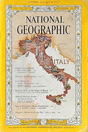 National Geographic Magazine November 1961 ITALY