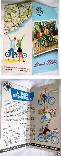 Bild des Verkufers fr Folleto Publicidad - Advertising Brochure: MOTOPEDAL OSSA 50 zum Verkauf von LIBRERA MAESTRO GOZALBO
