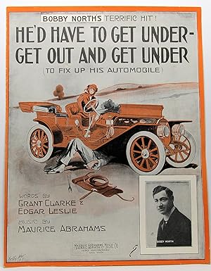 Seller image for HE'D HAVE TO GET UNDER-GET OUT AND GET UNDER (TO FIX UP HIS AUTOMOBILE) for sale by Rose City Books