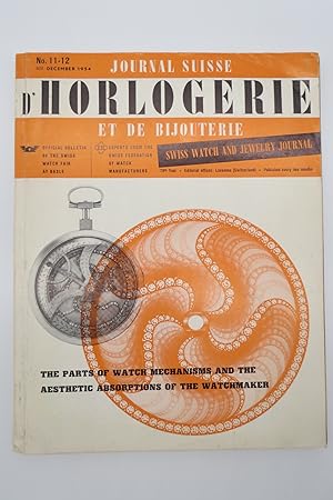 JOURNAL SUISSE D'HORLOGERIE ET DE BIJOUTERIE, ENGLISH EDITION, DECEMBER 1954