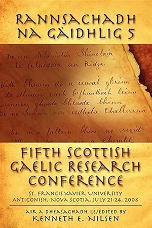 Image du vendeur pour Rannsachadh na Gaidhlig 5: Fifth Scottish Gaelic Research Conference mis en vente par GreatBookPrices