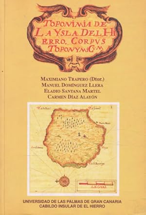 Imagen del vendedor de Toponimia de la Isla de El Hierro. Corpus Toponymicum a la venta por Librera Cajn Desastre