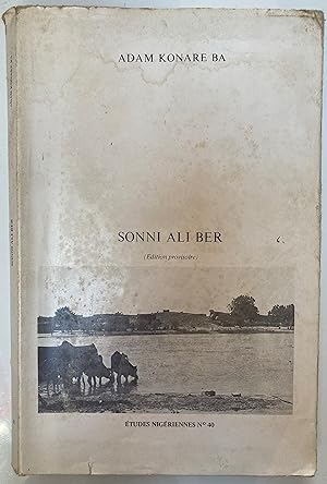 Image du vendeur pour Sonni Ali Ber (Etudes nigeriennes, 40) mis en vente par Joseph Burridge Books