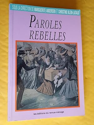 Image du vendeur pour Paroles rebelles mis en vente par Claudine Bouvier