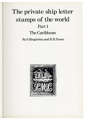 Seller image for The Private Ship Letter Stamps of the World, Part 1, The Caribbean. [with price list] for sale by Ian Brabner, Rare Americana (ABAA)