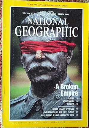 National Geographic Magazine, Volume 183, No. 3, March, 1993