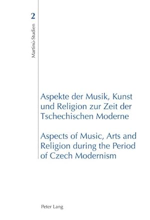 Immagine del venditore per Aspekte der Musik, Kunst und Religion zur Zeit der Tschechischen Moderne- Aspects of Music, Arts and Religion during the Period of Czech Modernism venduto da AHA-BUCH GmbH