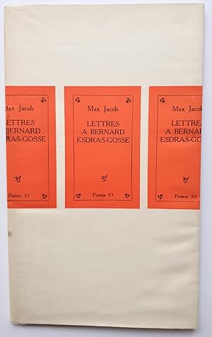 Lettres à Bernard Esdras-Gosse -