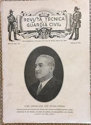 Revista Técnica De La Guardia Civil Año X X - Num. 236 Octubre 1929