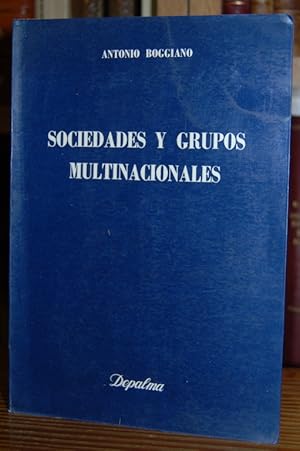 Imagen del vendedor de SOCIEDADES Y GRUPOS MULTINACIONALES a la venta por Fbula Libros (Librera Jimnez-Bravo)