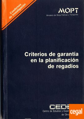 Immagine del venditore per Criterios de garanta en la planificacin de regados venduto da Libros Tobal