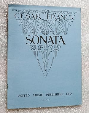 Imagen del vendedor de Sonata Violin and Piano a la venta por Cotswold Valley Books