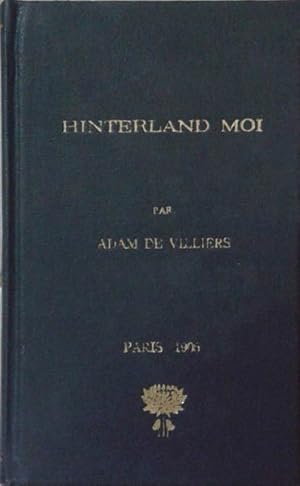 Seller image for Hinterland Moi for sale by SEATE BOOKS